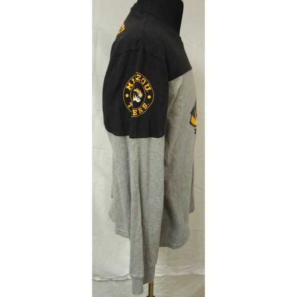 Pressbox Mens NCAA Missouri Mizzou Tigers Football Medium Long Sleeve T-Shirt - Picture 8 of 11